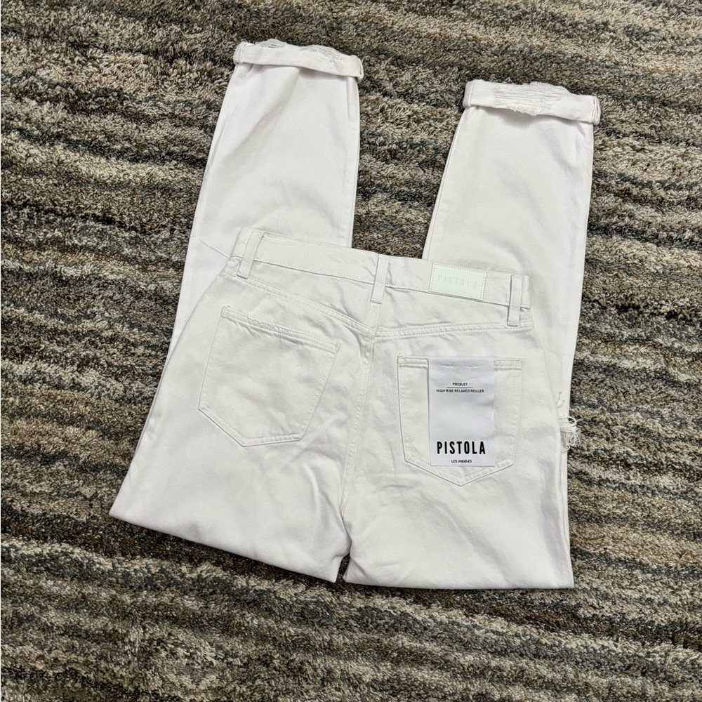 Pistola High Rise Jeans Sz 26 NWT | Pistola Presley High Rise Relaxed Roller NWT - Picture 9 of 14